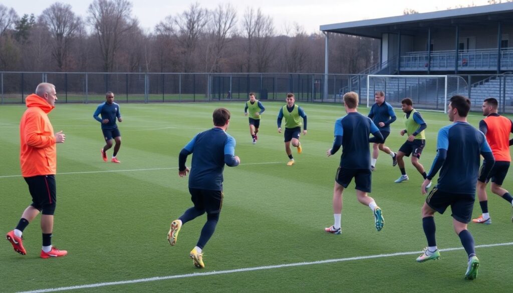 Подготовка к матчам в условиях плотного графика - иллюстрация