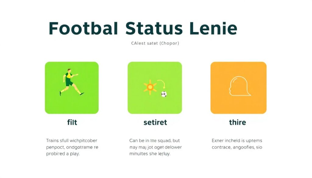 Статусы травм по позициям: голкиперы защитники полузащитники нападающие - иллюстрация