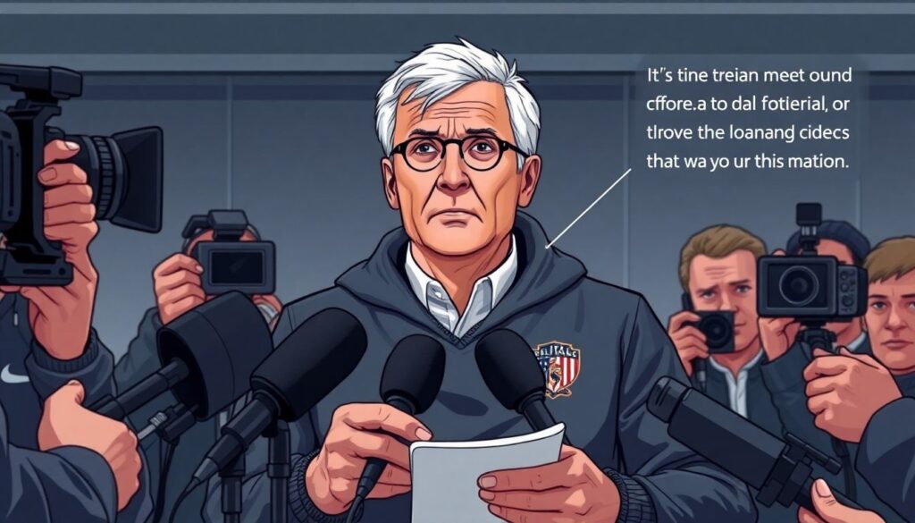 Интервью с тренером: взгляд на состояние состава перед матчем - иллюстрация