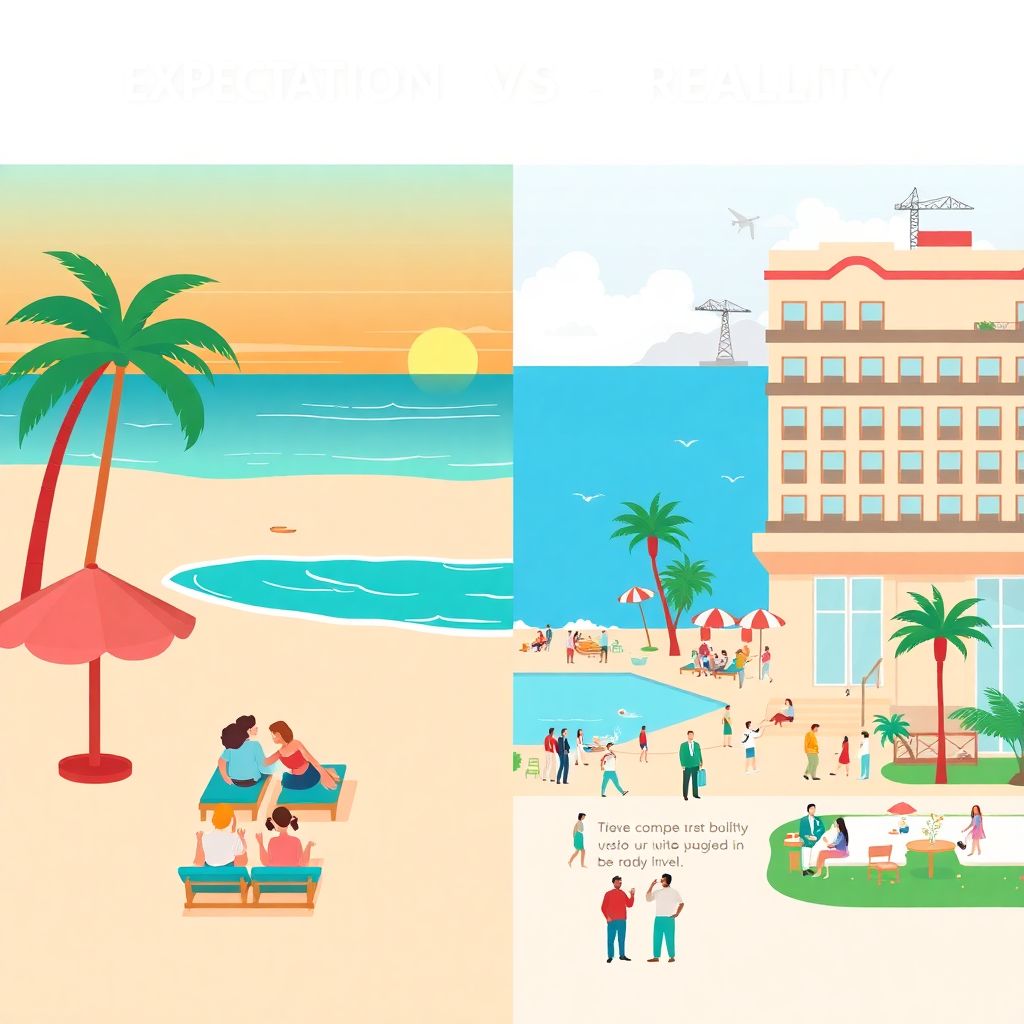 Ожидания и реальные результаты тура: сравнение ожиданий с итогами поездки