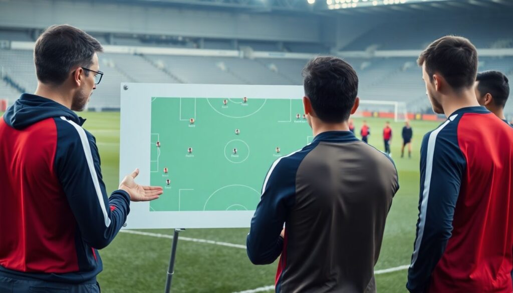 Подготовка к матчу против конкретного соперника: три варианта схем - иллюстрация