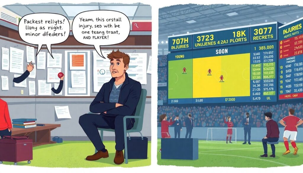 Прогнозы на ряд матчей с учетом динамики травм - иллюстрация