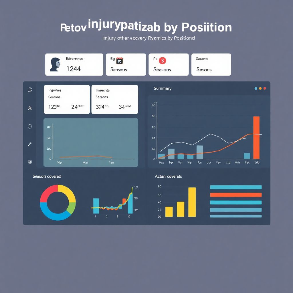 Инфографика травм: динамика выздоровления футболистов по позициям