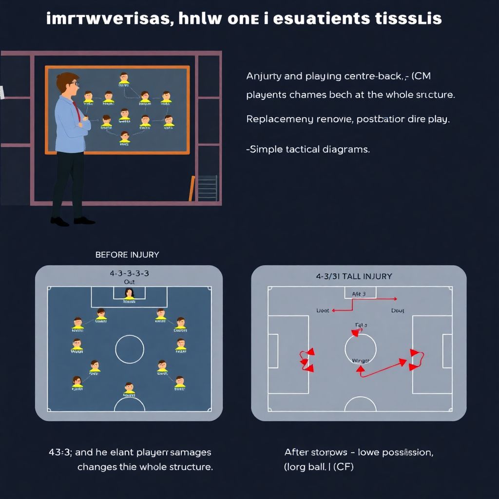Травмы и дисквалификации: как они влияют на варьирование схемы команды