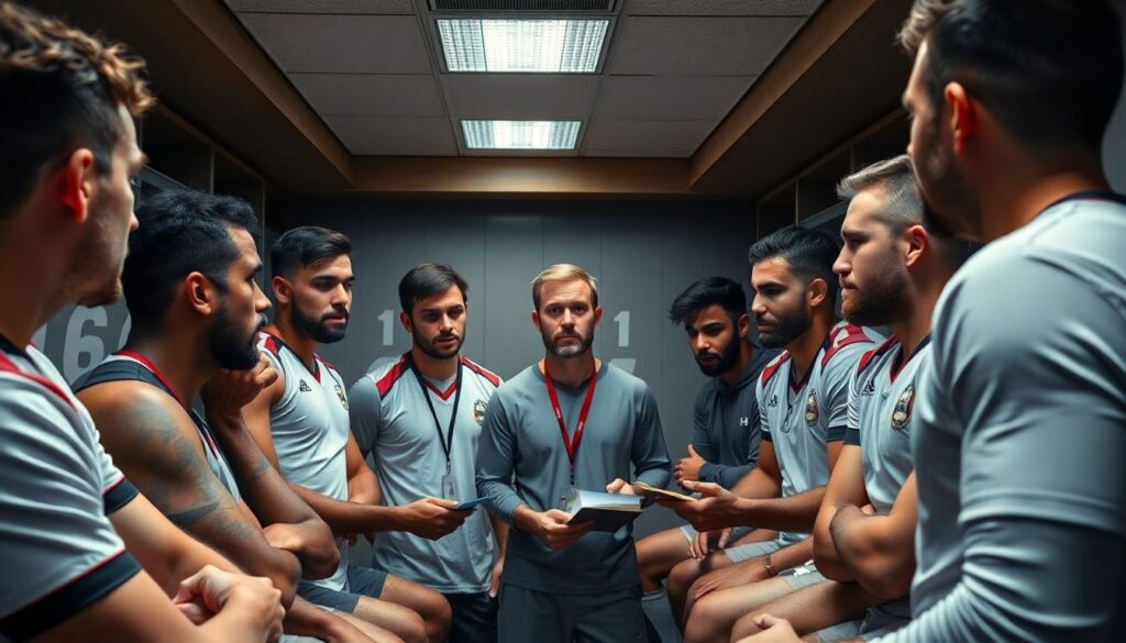 Ожидания и стратегические решения перед важной игрой - иллюстрация