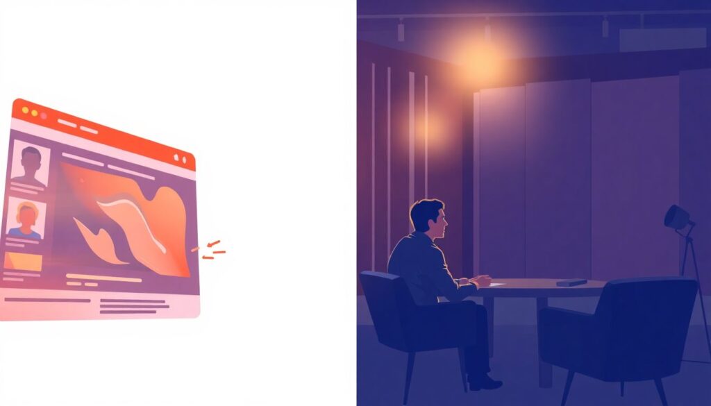 Интервью с ведущими спортивными журналистами - иллюстрация