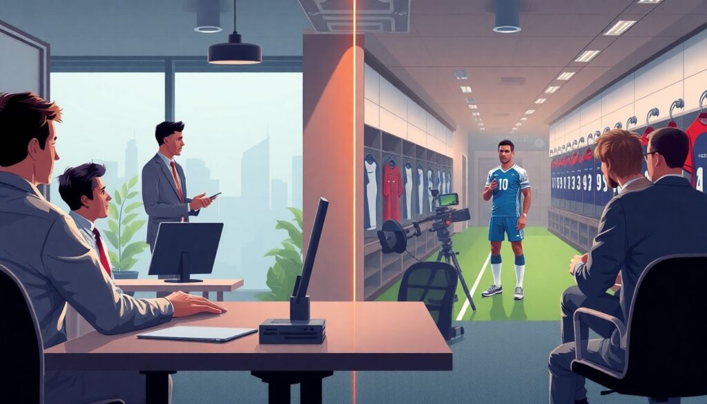 Интервью с ведущими спортивными журналистами - иллюстрация