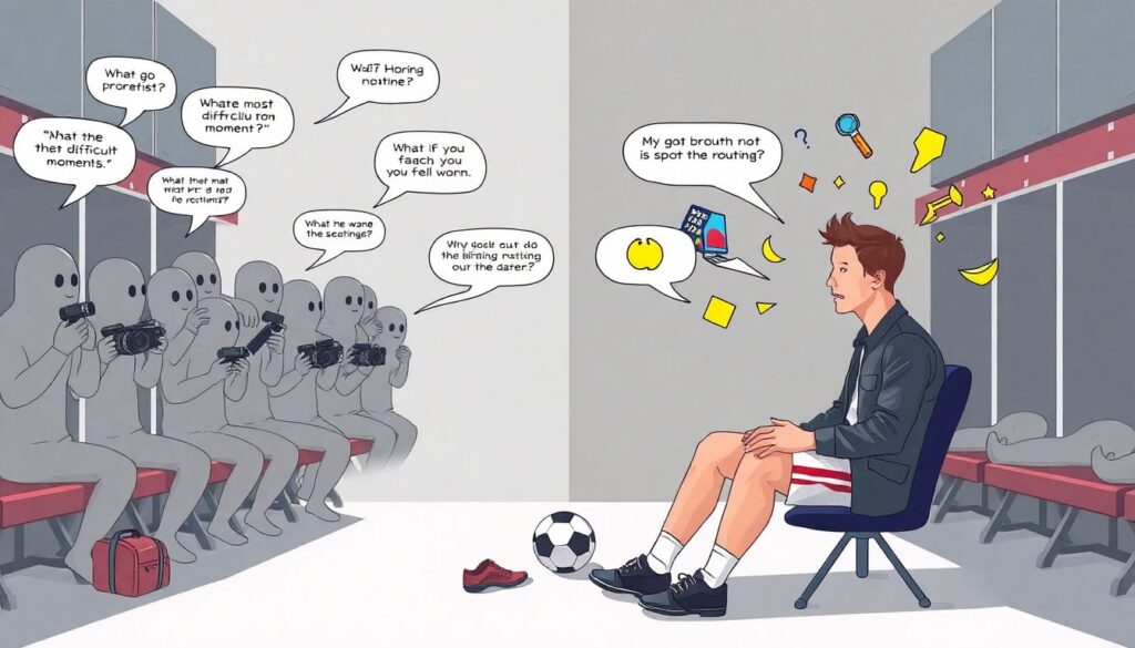 Интервью с ведущими спортивными журналистами - иллюстрация