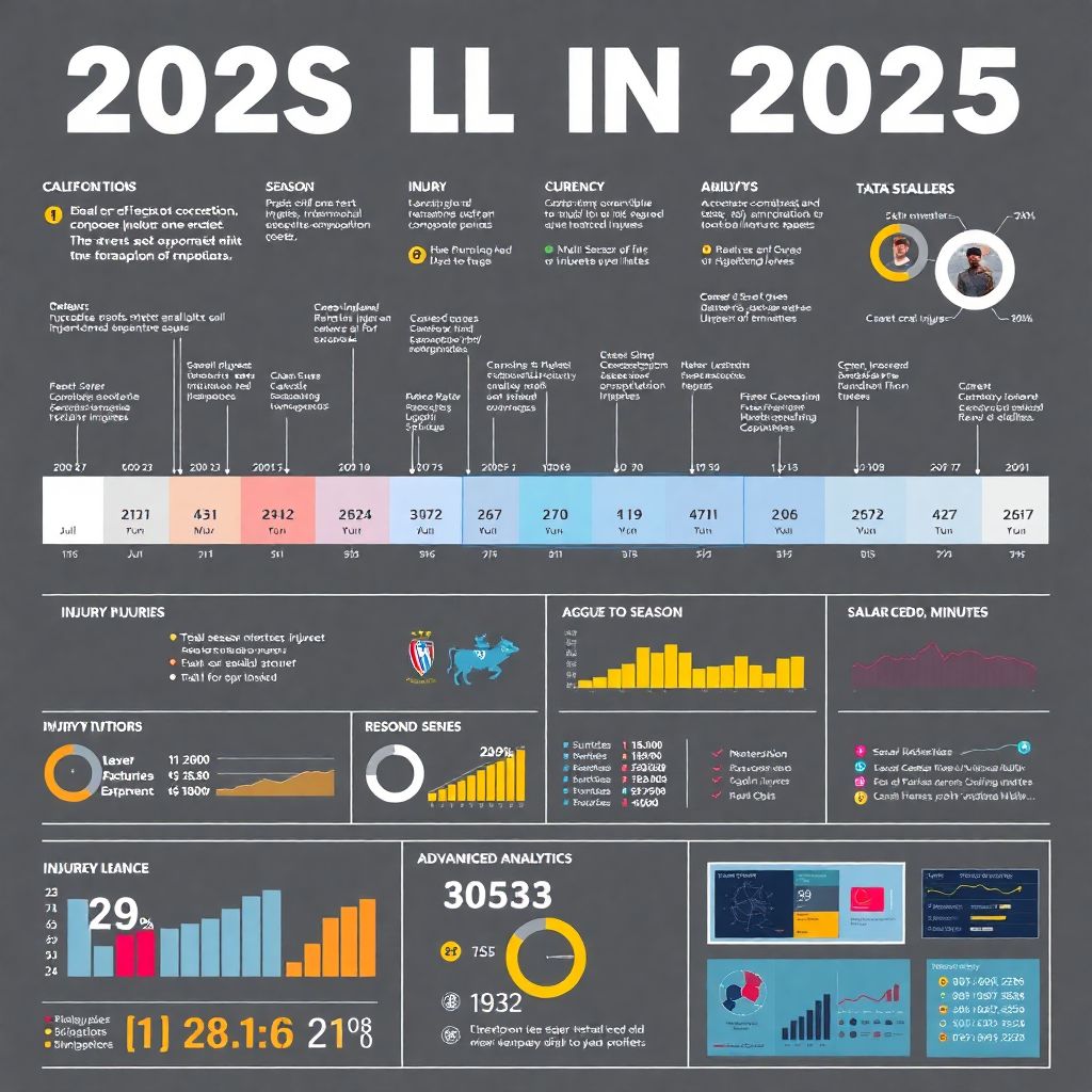 Сравнение травм по сезонам и их влияние на турнирную дугу команд
