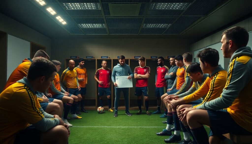 Ожидания и стратегические решения перед важной игрой - иллюстрация