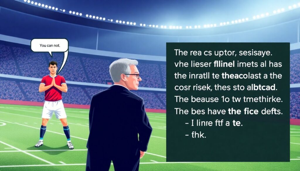 Интервью с тренером о стратегии замены во время травм - иллюстрация