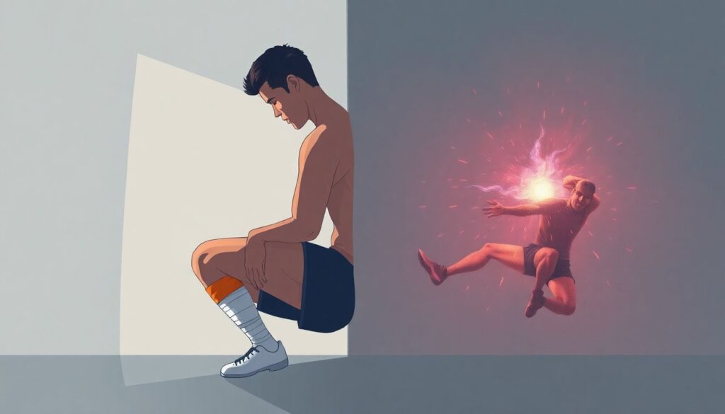 Новости о возвращении после длительной травмы и реабилитации - иллюстрация