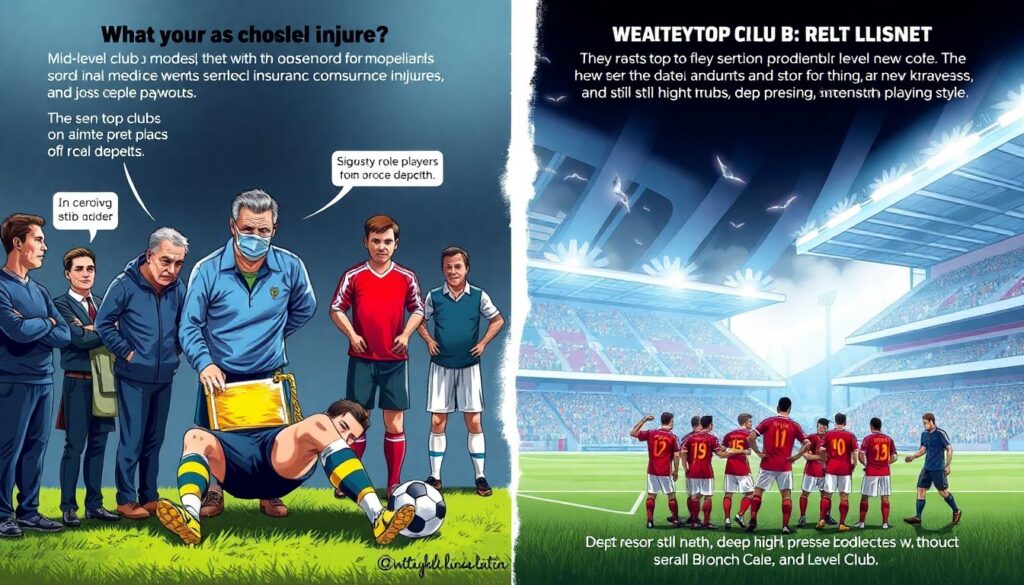 Оценка влияния травм на стиле игры клуба - иллюстрация