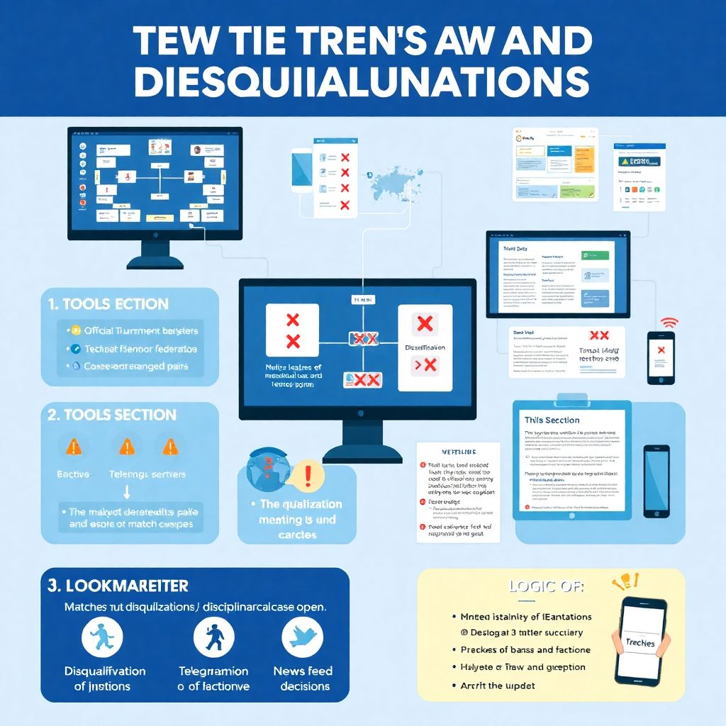 Дисквалификации и их влияние на маршрут по турнирам в соревновательном сезоне