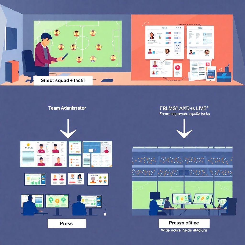 Интервью с пресс-службой клуба о заявках на игру и организации матчей