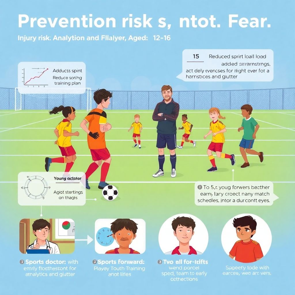 Оценка риска травм среди молодых игроков в футболе и других видах спорта