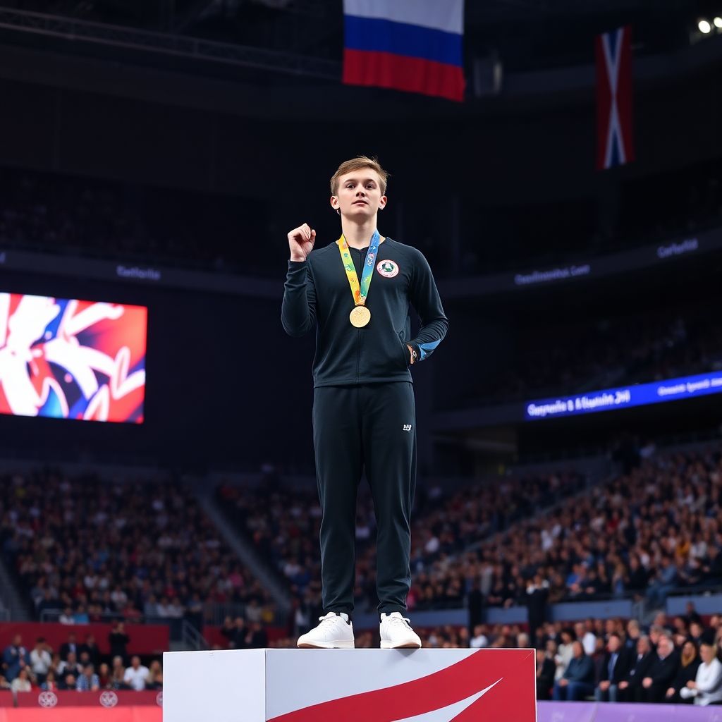 Фото: юный гимнаст Арсений Духно выиграл золото чемпионата России‑2026
