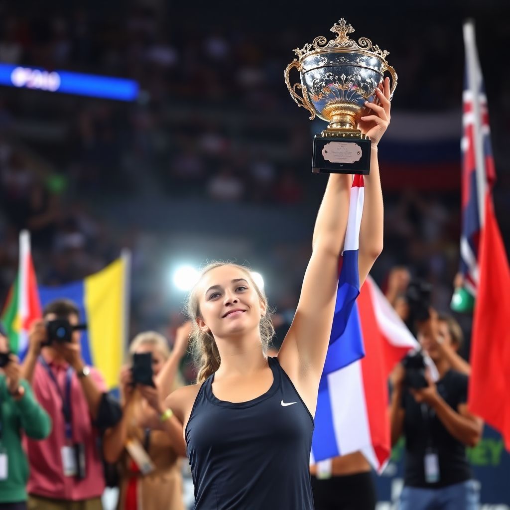 Русская теннисистка Кристина Лютова: титул Wta и выбор флага